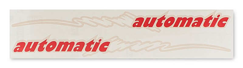 Carrier sticker automatic - Korádo red set