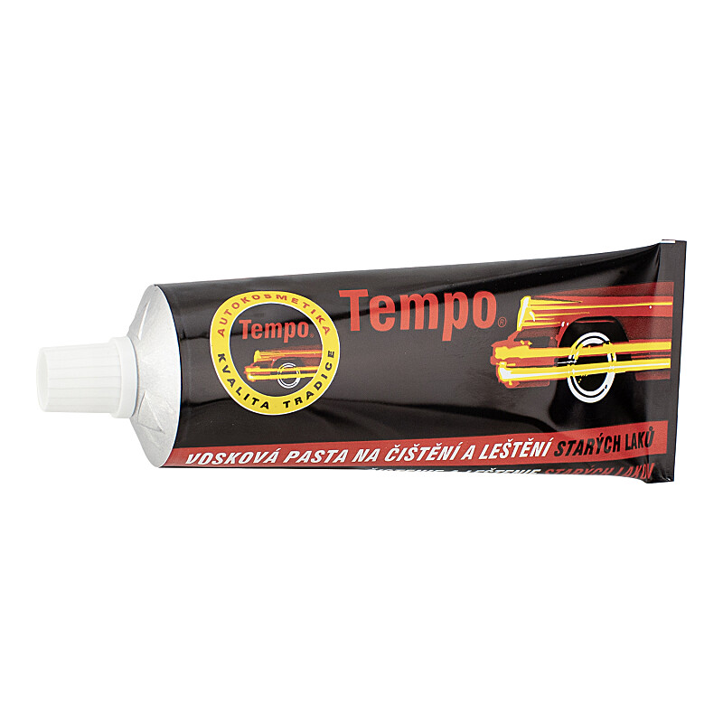 Paste for cleaning and polishing old paint - Tempo