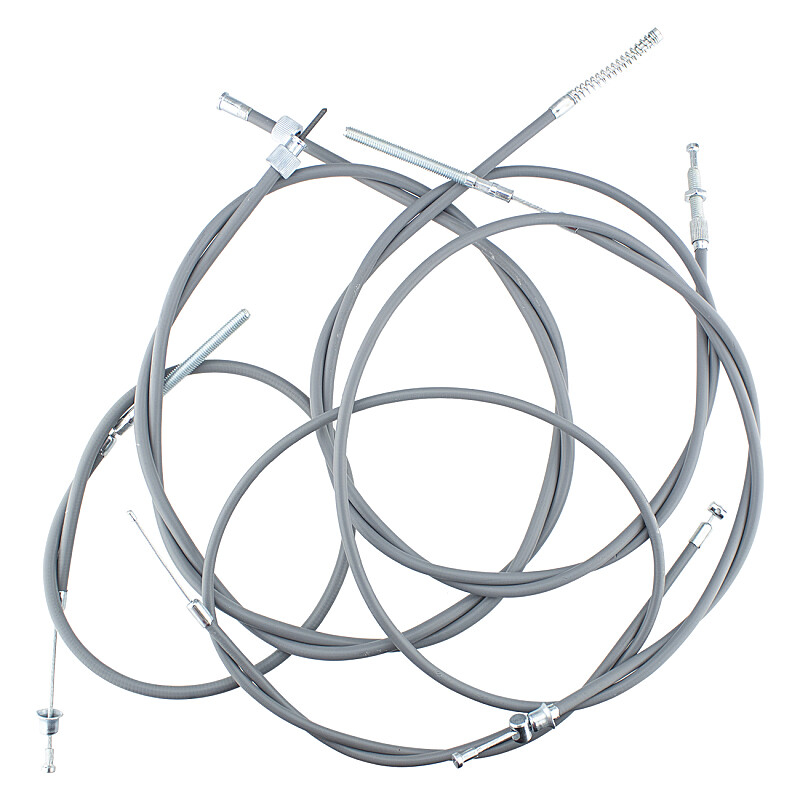 Bowden set with speedometer drive Pionýr 20 - gray