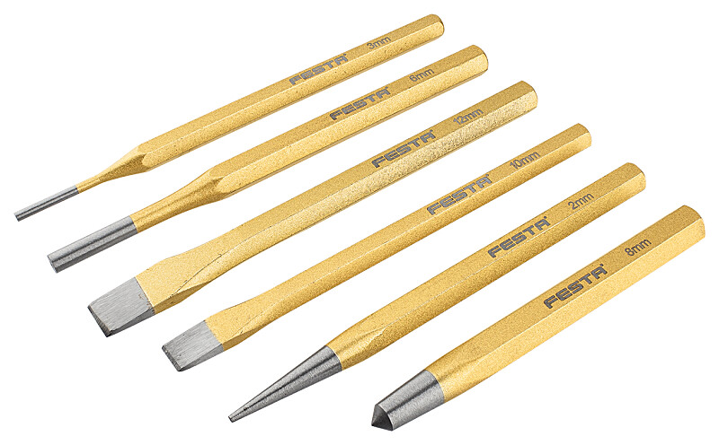 Set of chisels, gouges and punches FESTA