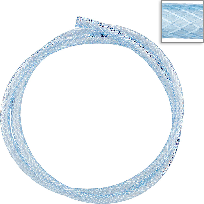 Reinforced fuel hose, diameter 5 mm, length 0.5 m