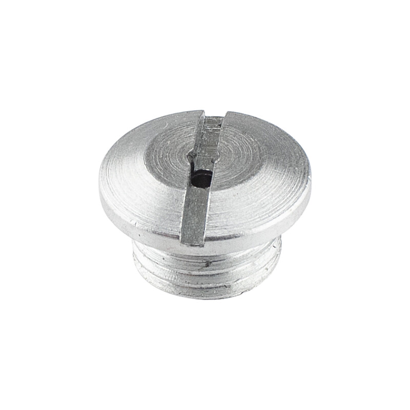 Oil filler plug with venting - metal