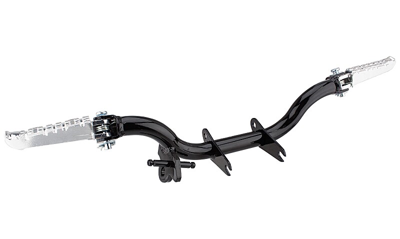 Footrest holder Simson S51 with handle and folding footrests
