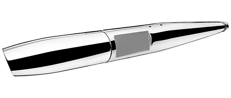Exhaust ČZ180/487 - with molding - raised - Czech Republic