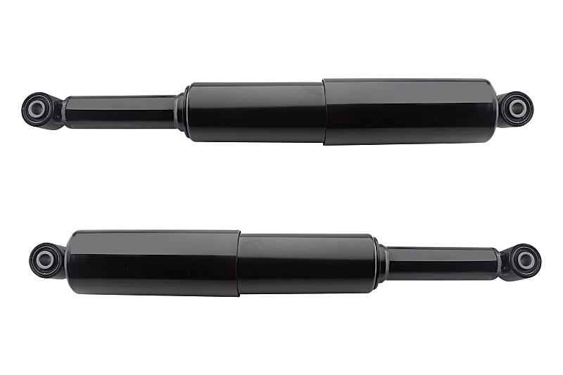 Rear oil shock absorber Pionýr 05, 20, 21 with covers - replica set