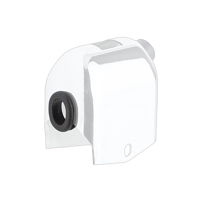 Light switch cable grommet with side hole
