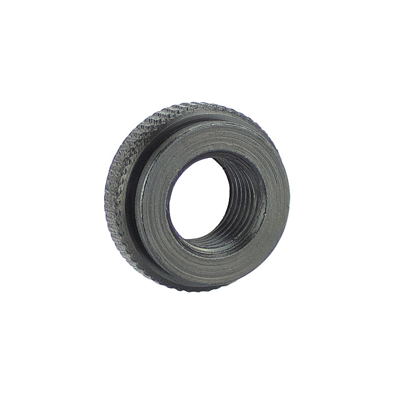 Inner valve nut - grooved - blackened