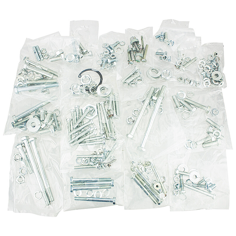 Set of screws complete motorcycle Simson S51 - zinc