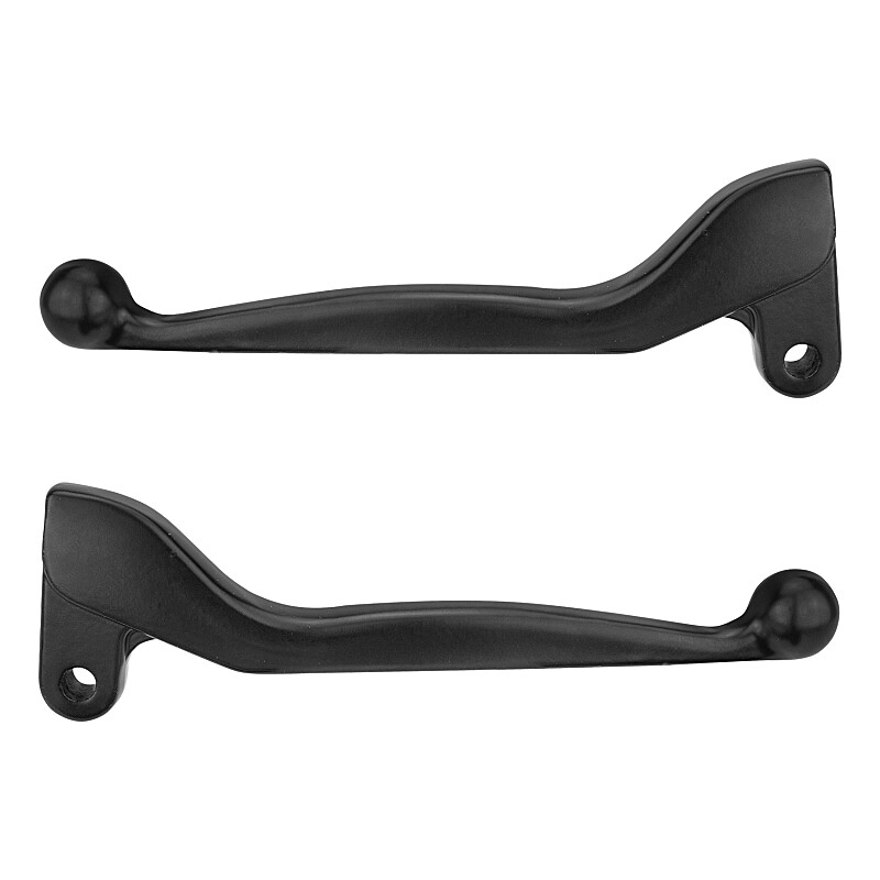 Aluminum levers Simson S51, SR 50 - P+L set - black