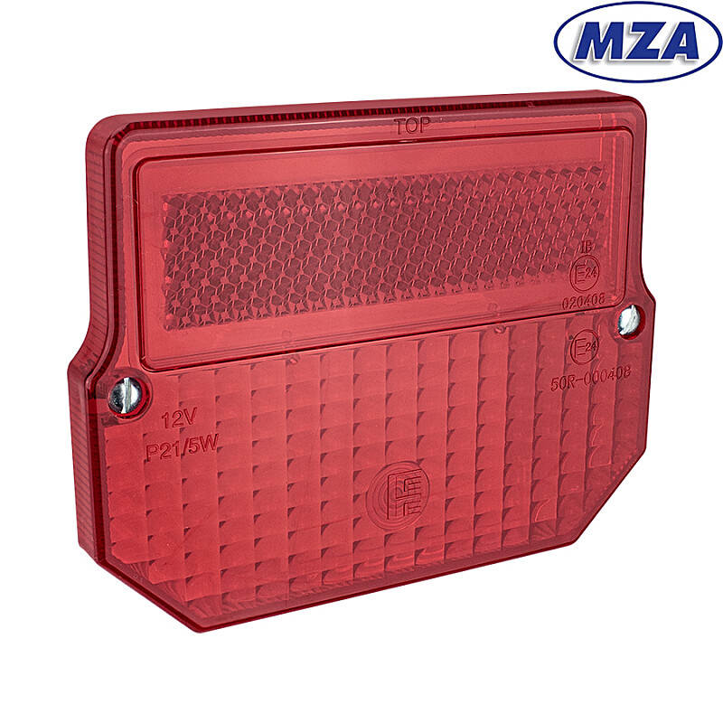 Rear light cover Simson SR50 (scooter) and MZ ETZ- red - MZA