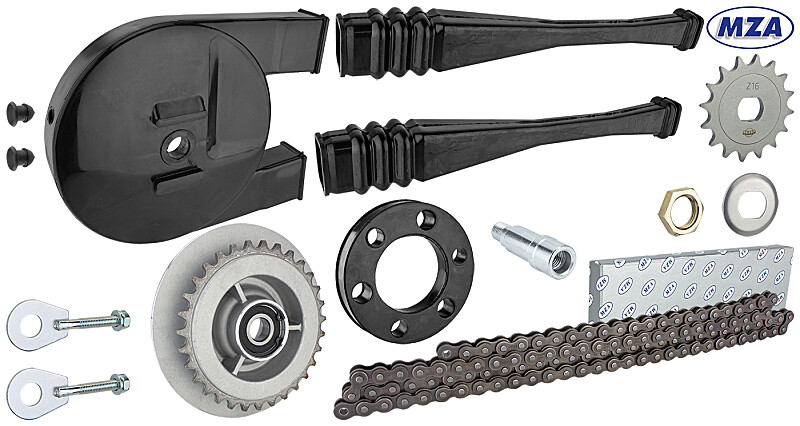 Chain set Simson SR50 Z16/Z31 - MZA