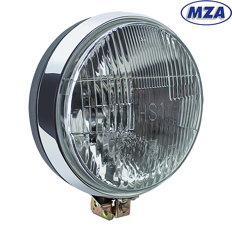 Front light Simson S51 12V complete - MZA (protruding glass)