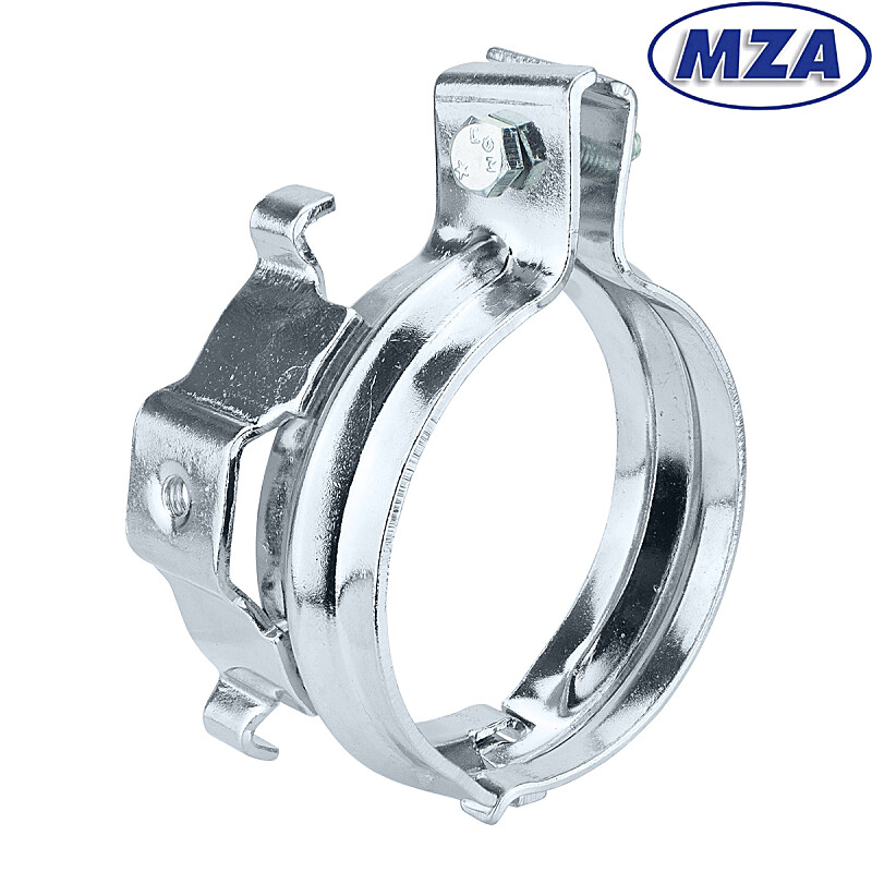 Rear exhaust clamp Simson Enduro - MZA (chrome)