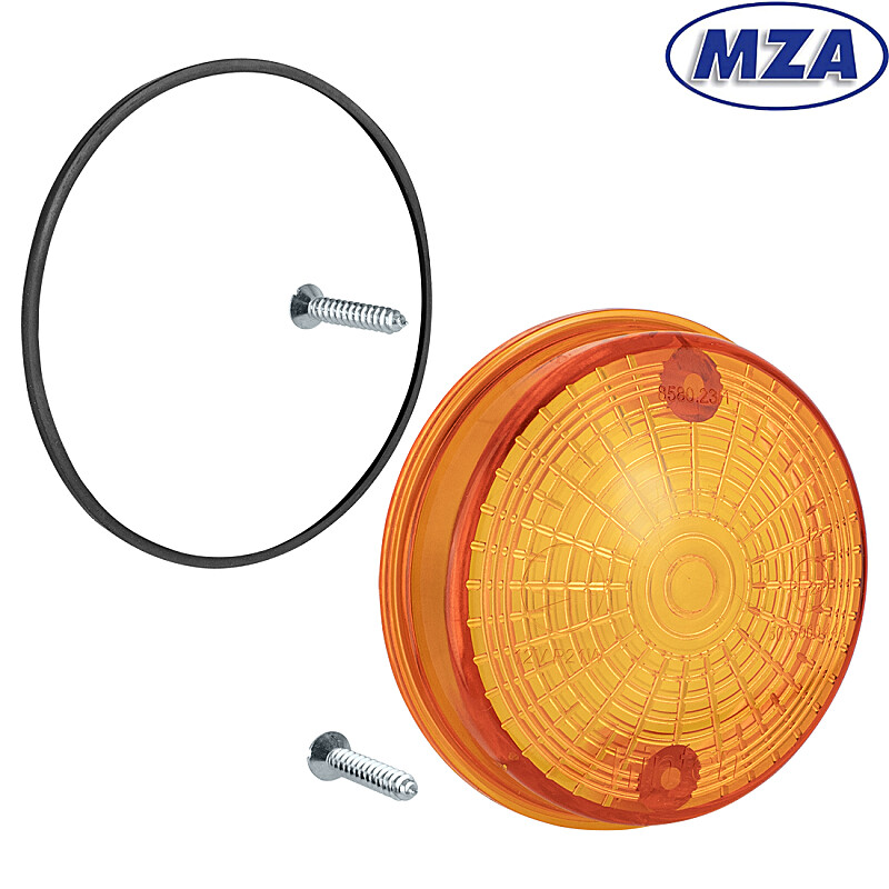 Rear turn signal cover Simson - orange - MZA