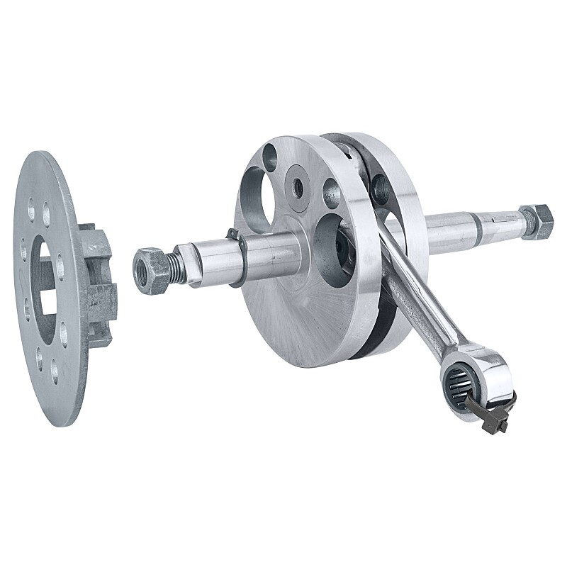 Crankshaft Stadion with carrier - SPORT - Profi - stroke 48mm - triangular