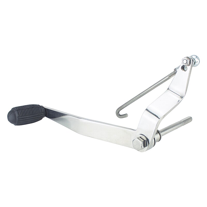 Gear lever Pioneer 550,555 - stainless steel - Tuning - travel version
