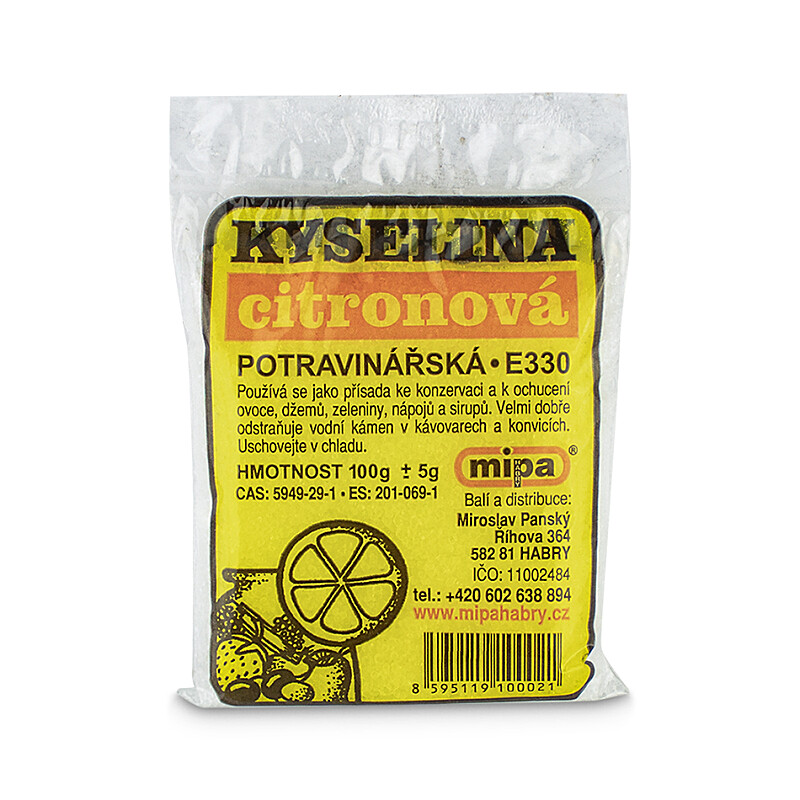 Citric acid 100g - for rust removal from tanks