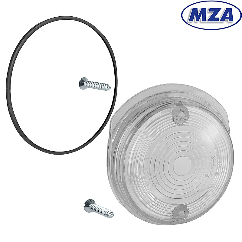 Front turn signal cover Simson - clear - MZA