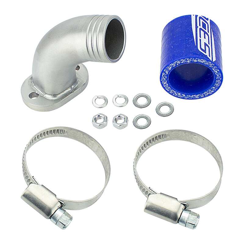 Carburetor intake elbow Dellorto 17,19,21 Babetta 210 - forward