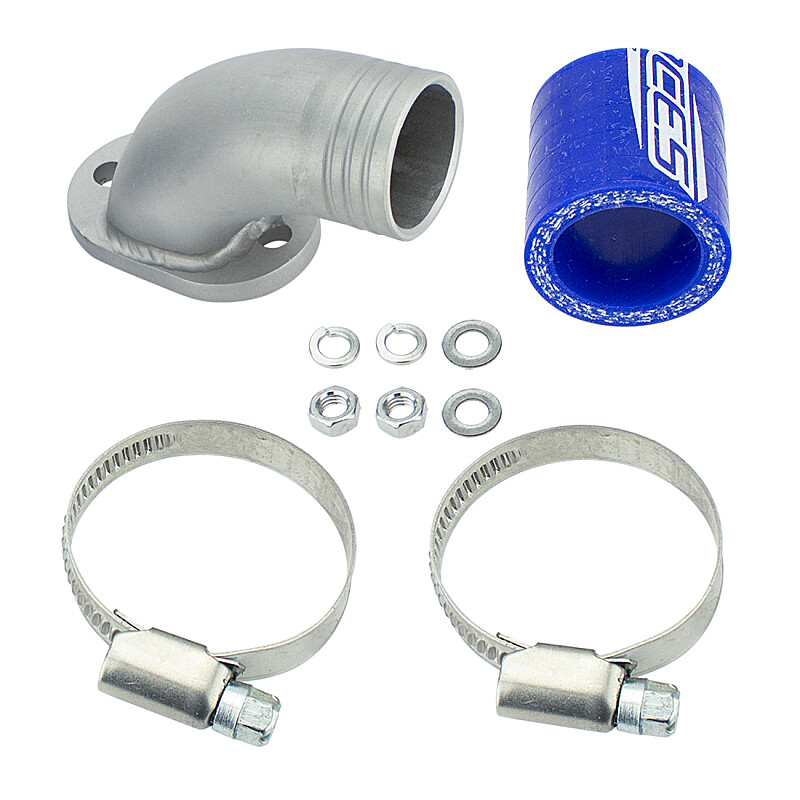 Intake elbow for Dellorto 17,19,21 Babetta 210 carburetor - side
