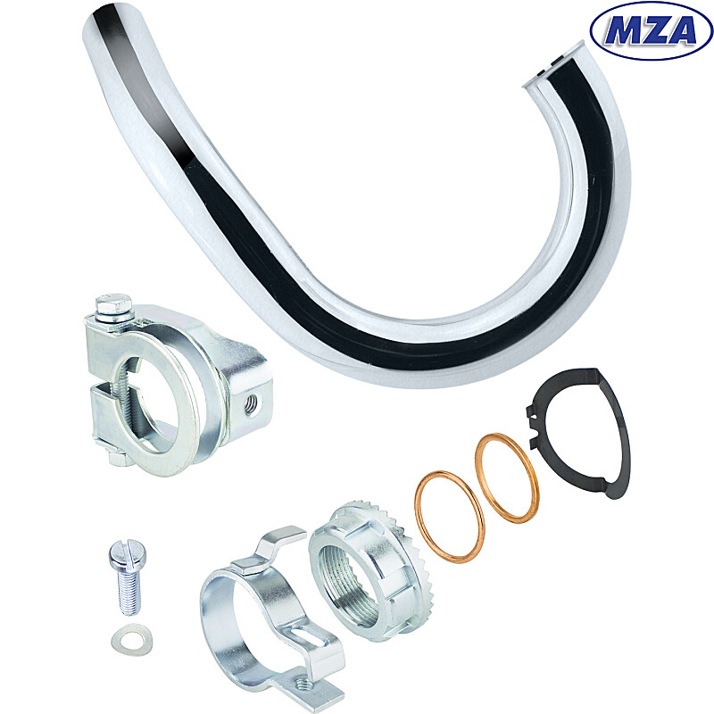 Exhaust elbow Simson S51 Enduro D32 with accessories - MZA