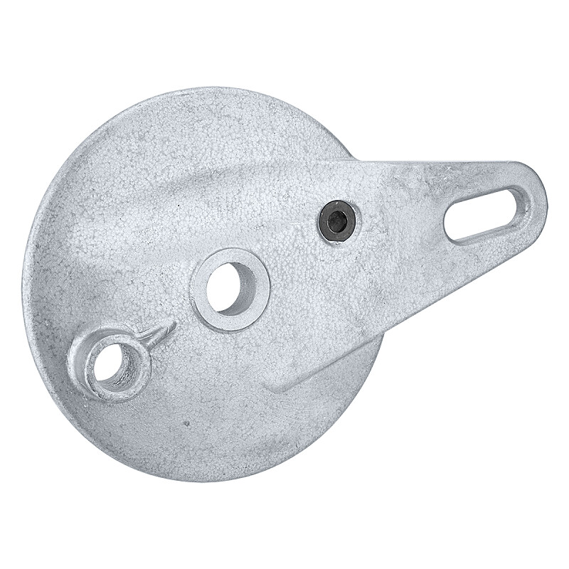 Rear brake shield ČZ125,150C - solid frame