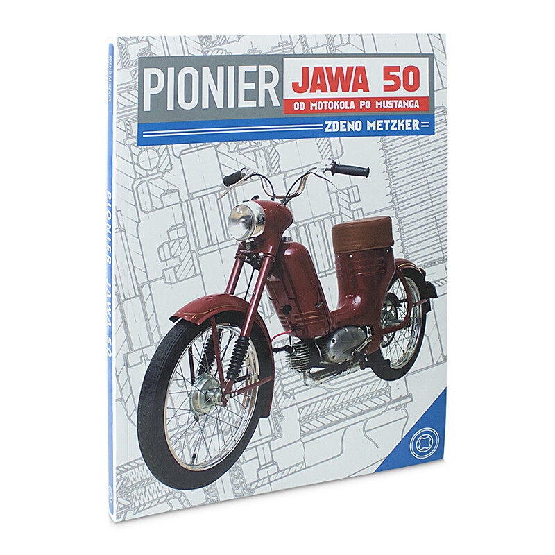 The book Pioneer Jawa 50 - from motorcycle to Mustang