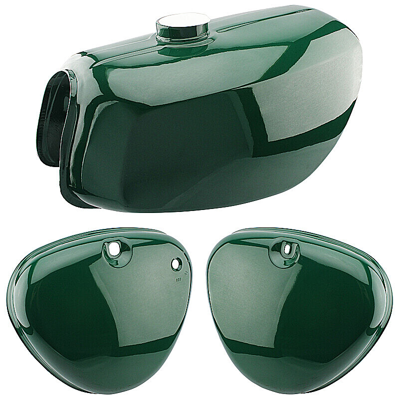 Simson S51 Elektronik box lid tank - green - DAMAGED