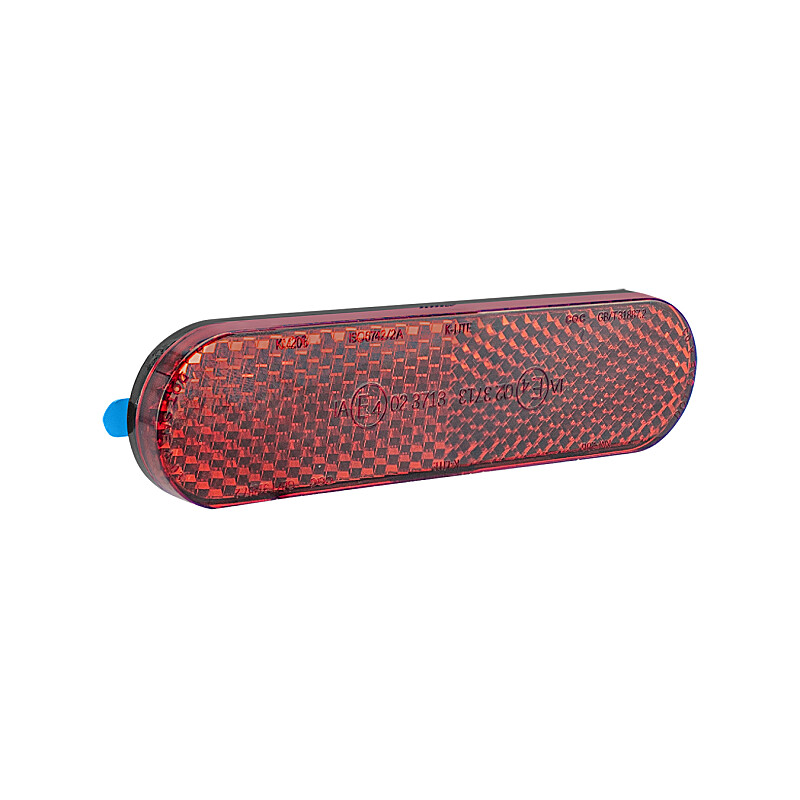 Rear adhesive reflector - red