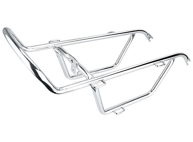 Luggage rack Babetta 210, 225 with belt loops - chrome