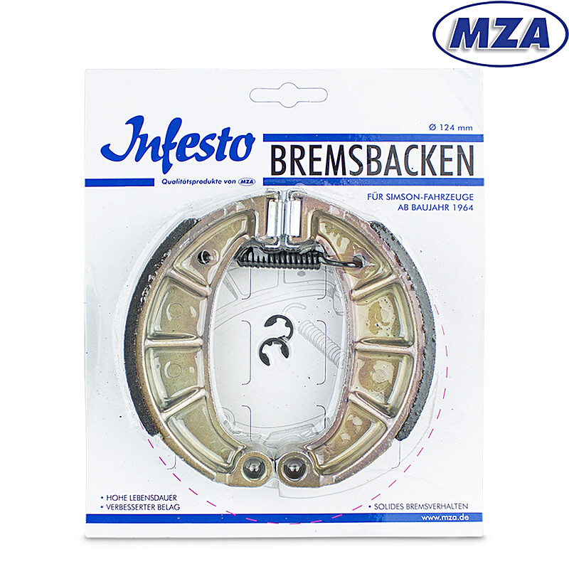 Brake shoe Simson Standart according to orig. (set) - MZA