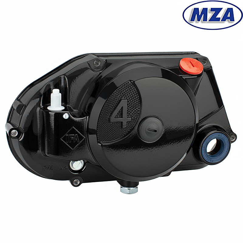 Clutch cover for Simson complete - black color - MZA