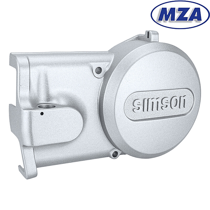 Engine cover Simson AL - right, silver