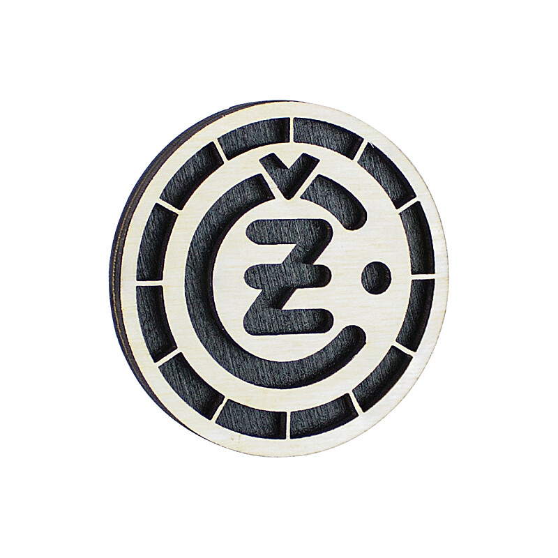 Wooden magnet ČZ logo - 6cm