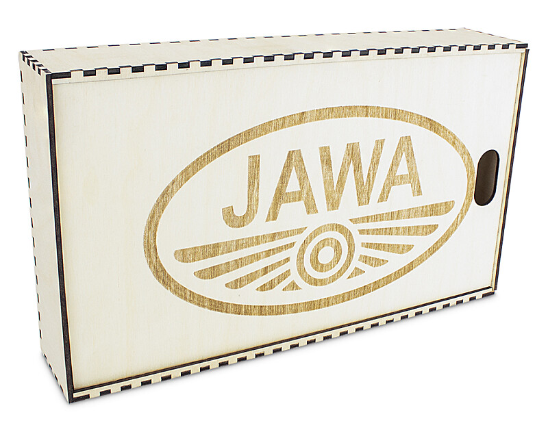 Wooden gift box for Jawa watches