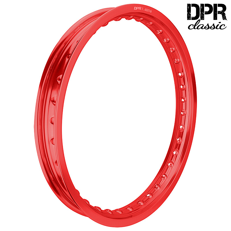 Rim 16 - 1.6 aluminum RED - Simson