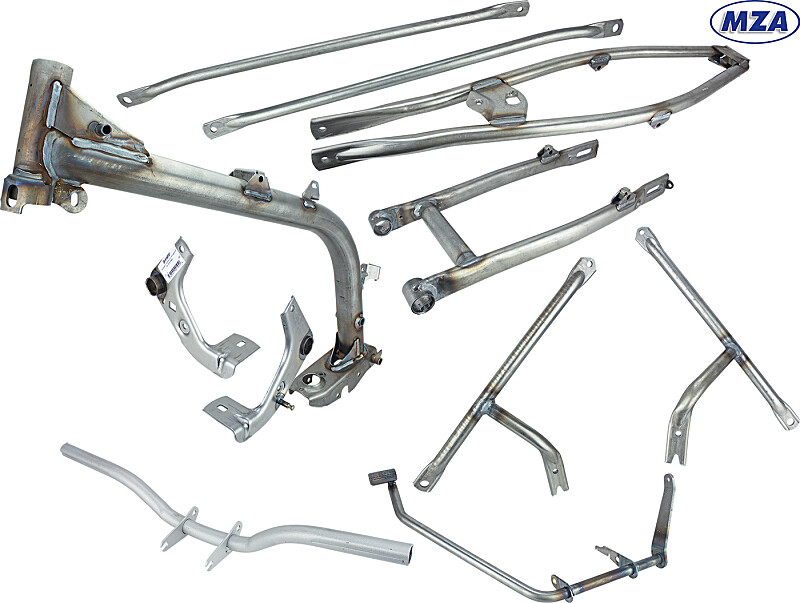 Simson S51 Enduro frame parts - set (without surface treatment)