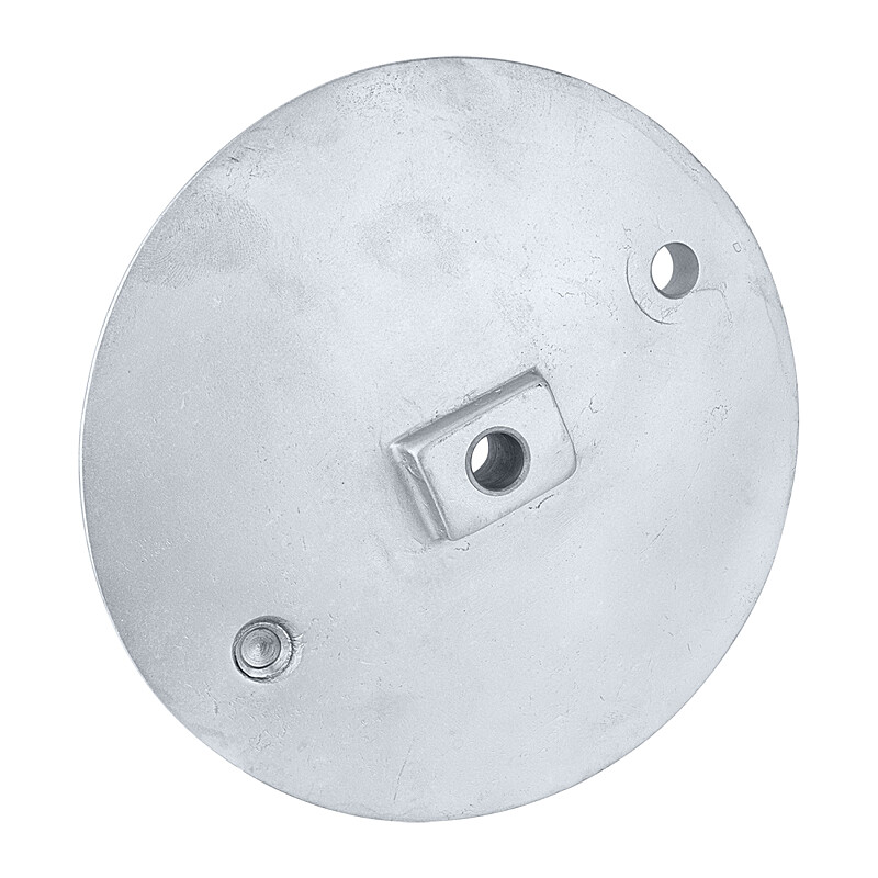 Front brake shield Pérák - 160mm - bare - after cleaning