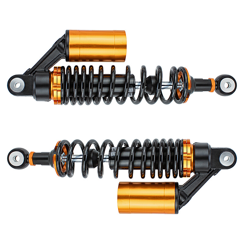 Rear gas shock absorber Pionýr, Babetta - black/gold - set
