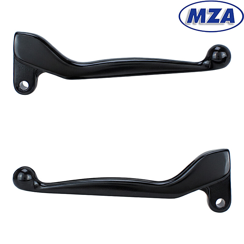 Aluminum levers Simson S51, SR50 - set PL - black - MZA