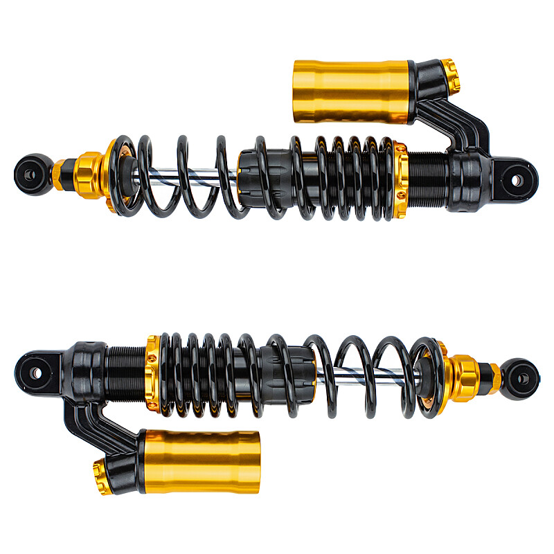 Simson rear gas shock absorber - black/gold (model 2025) - set
