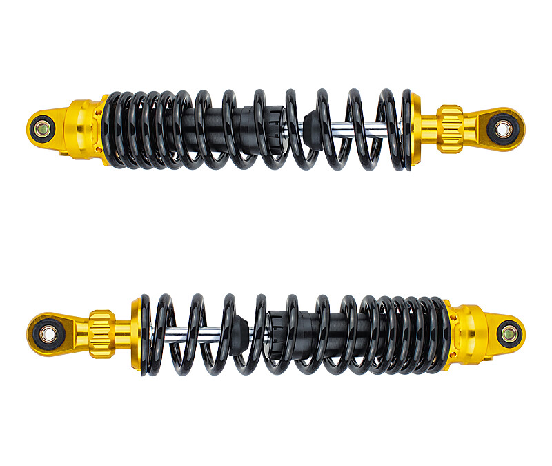 Rear oil shock absorber Simson black/gold - PREMIUM - SET