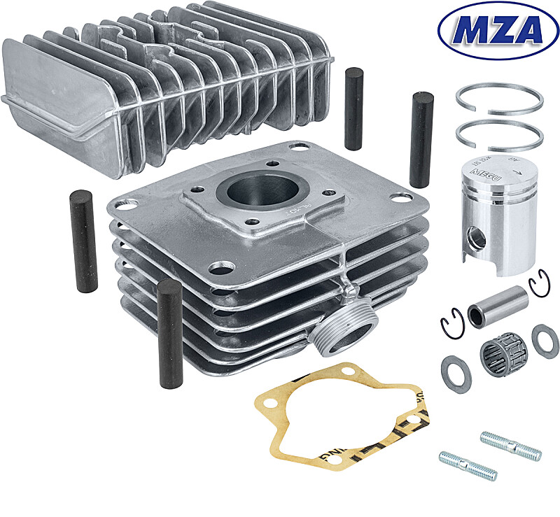 Cylinder head Simson S51, SR 50 - MZA (polished surface)