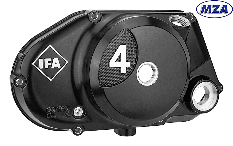 Simson clutch cover without tachometer 4-speed black MZA