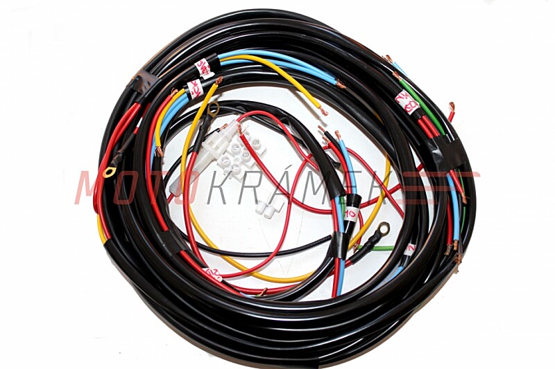 Electrical installation ČZ 501 with ammeter