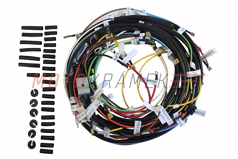 Electrical installation Jawa 350/634 - single alarm