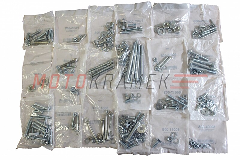 Set of screws whole motorcycle Simson S51 - MZA