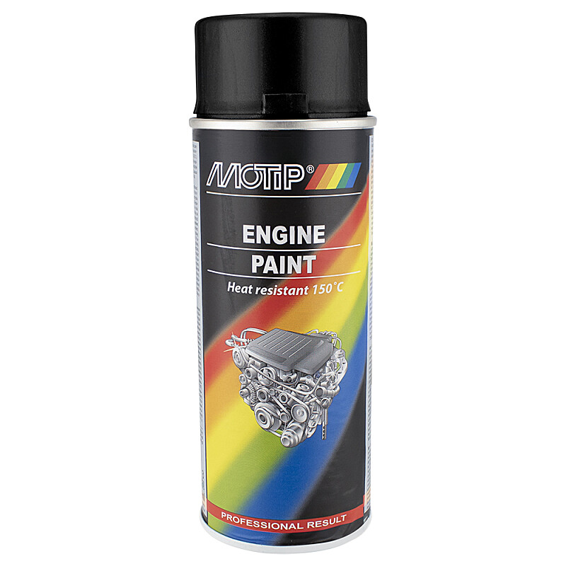 Engine paint black