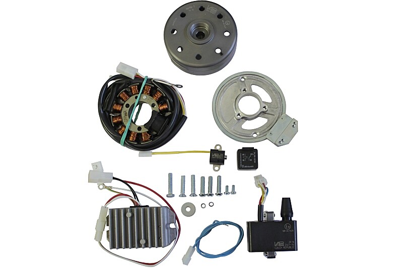 Contactless ignition 1-cylinder Jawa / ČZ - 12V