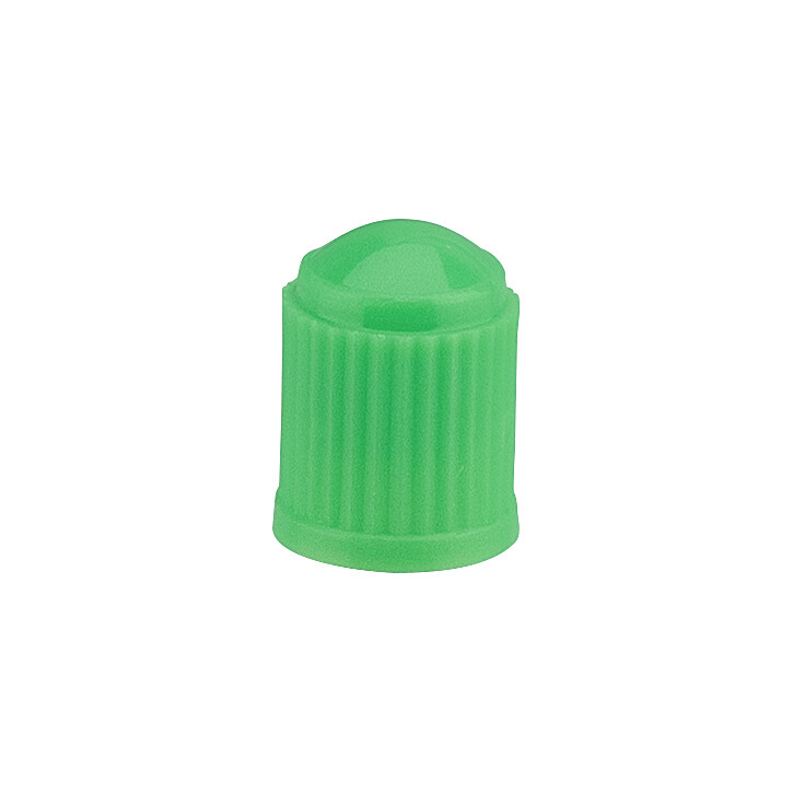 Plastic valve cap - green